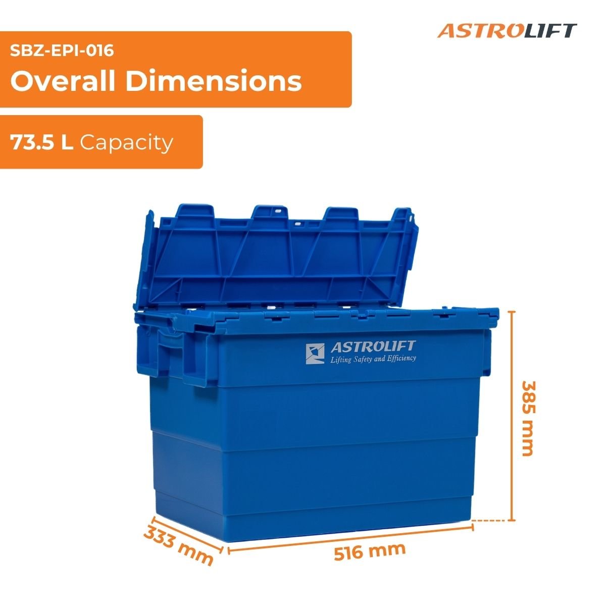 Buy Plastic Storage Bin  in New Products available at Astrolift NZ